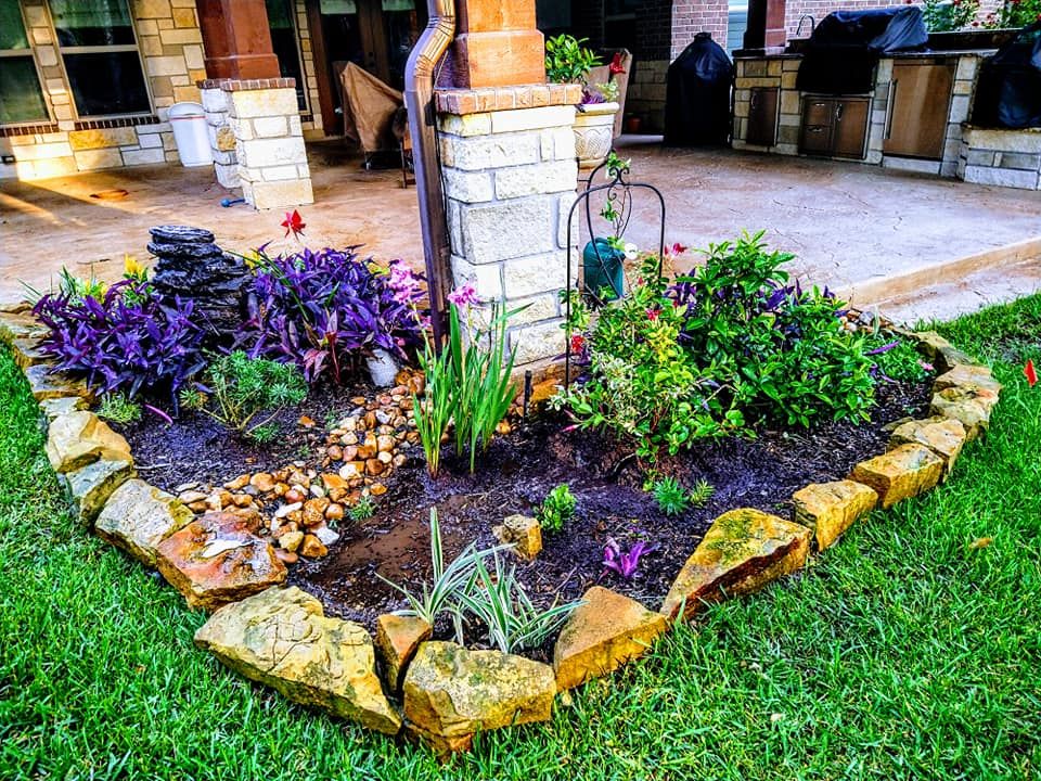 Flower Beds for Moana Magic Landscaping in Houston, Texas