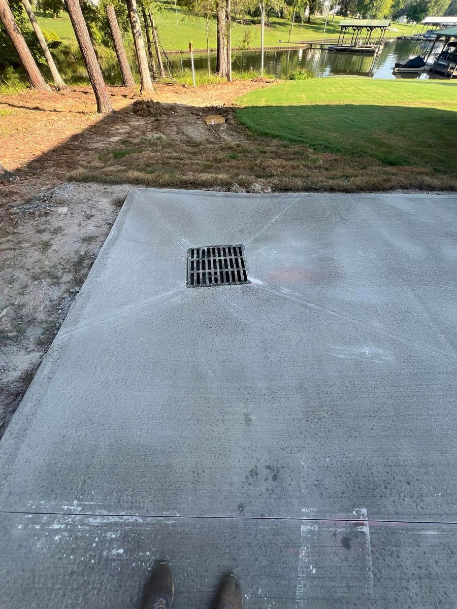 Storm drainage install for Southern Land Improvements in Edgefield, SC