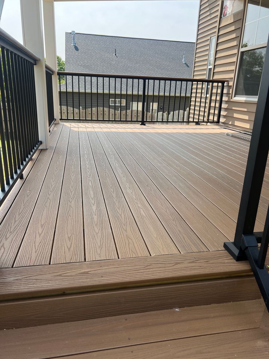 Composite Deck Installation for Deck Escapes and Outdoor Living  in Knoxville, TN