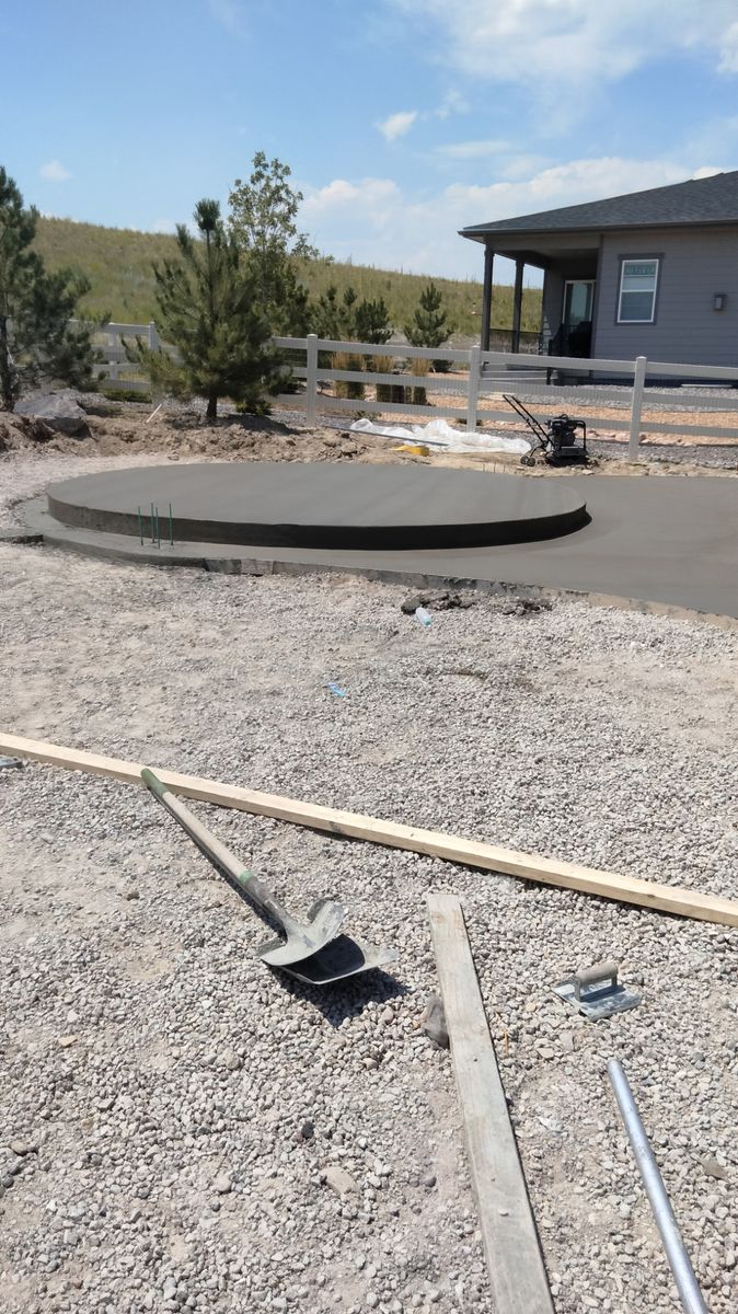 Hot Tub Slabs for J and Son Colorado Concrete LLC in Colorado Springs, CO