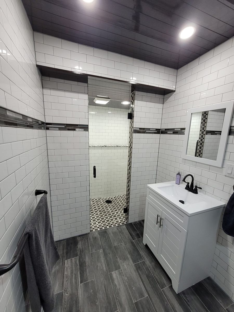 Bathroom Renovation for Kingdom Roofing and Construction in Mankato, MN