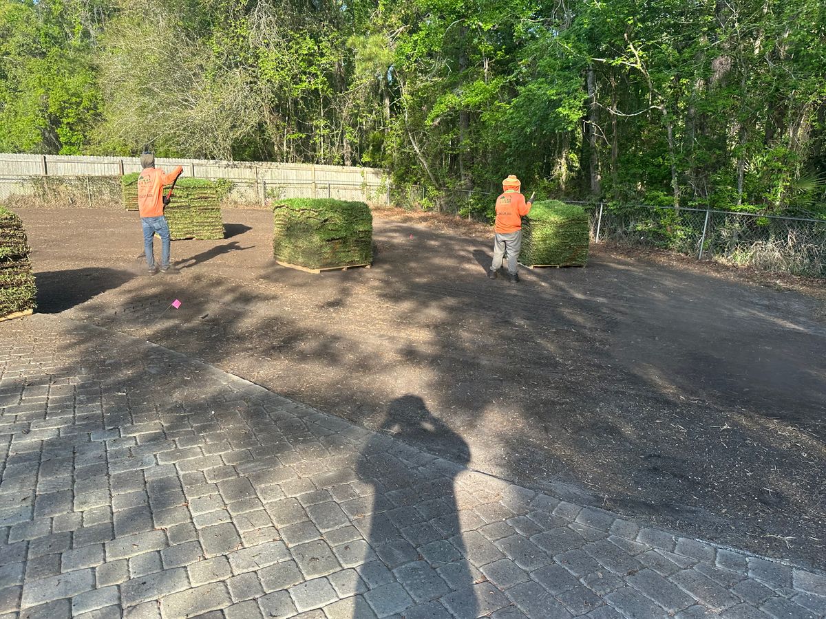 Sodding for All of the Above Landscaping in Orange Park, FL