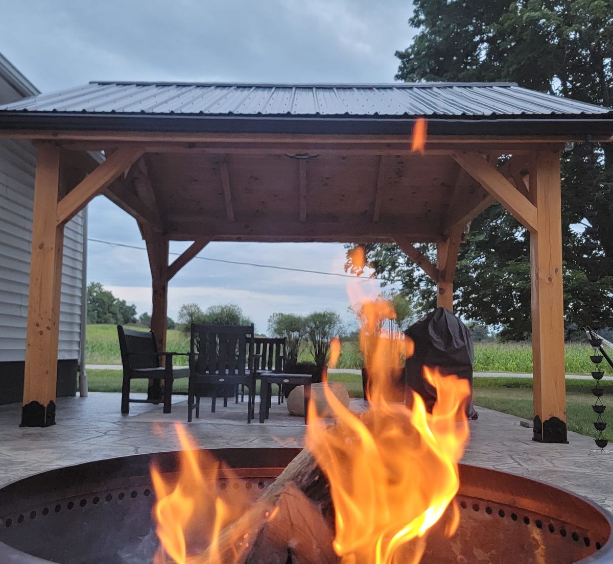 Pavillion Construction for NEO Timber Pavilions in Richfield, OH