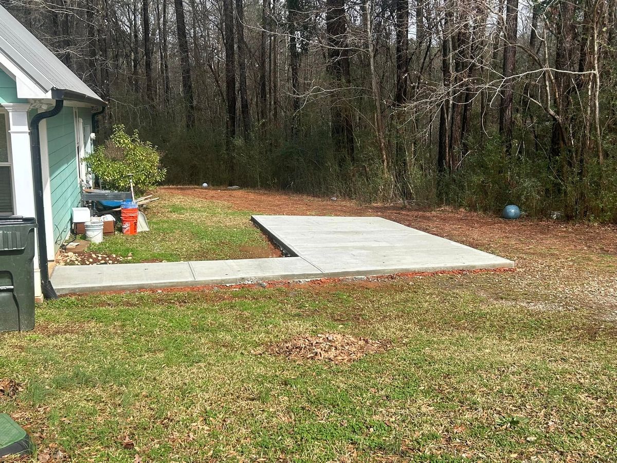 Concrete Slab Construction for Martinez Concrete Services in McDonough, GA