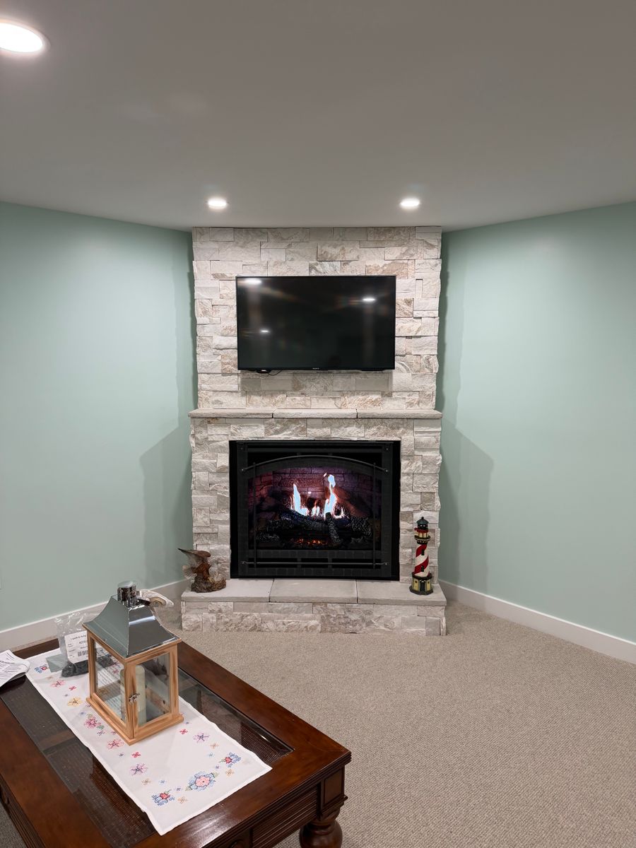Basement Remodel for TM Max Custom Interiors LLC in Cranberry Township, PA