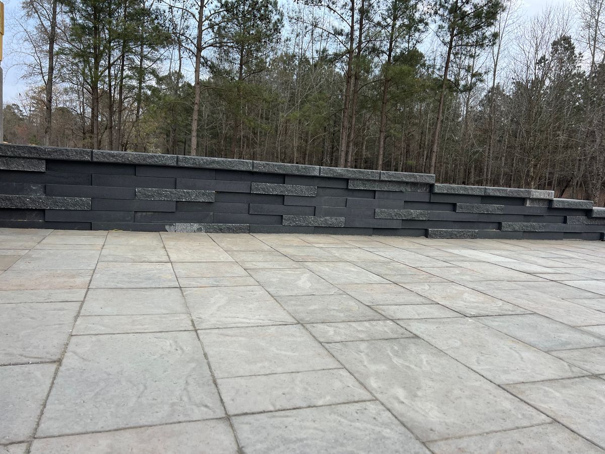 Hardscape for KM Landworks in Moncure ,  NC