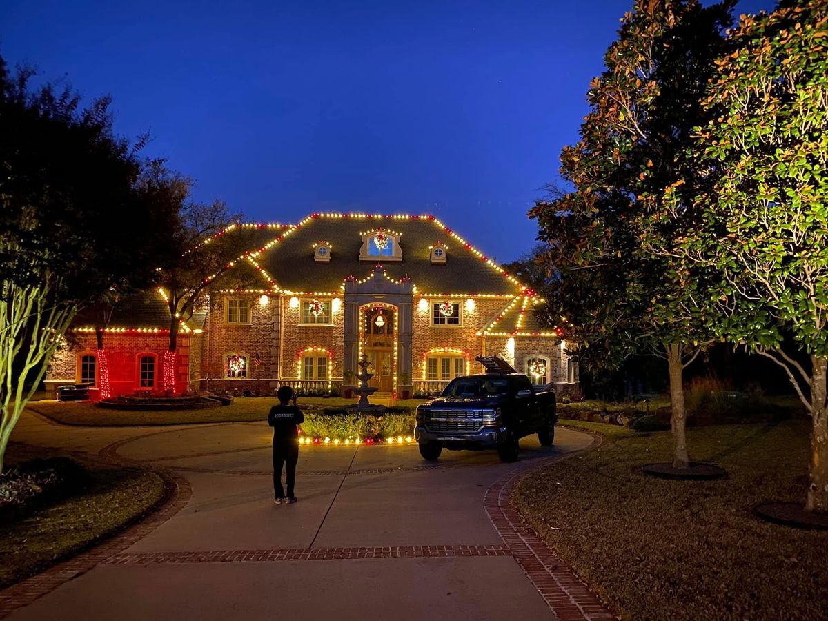 Christmas Lights for Watkins Home Renovations in Watauga, TX