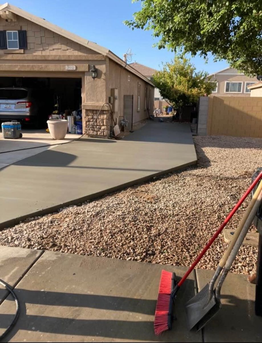 Concrete Installation for Longley Construction in Rio Rancho, NM
