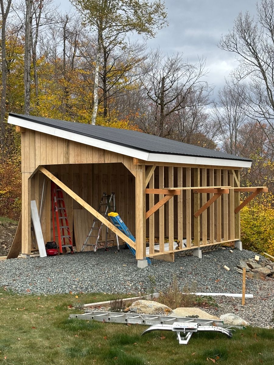 Deck and Patio Construction for Cushman Brook Construction in Dalton, NH