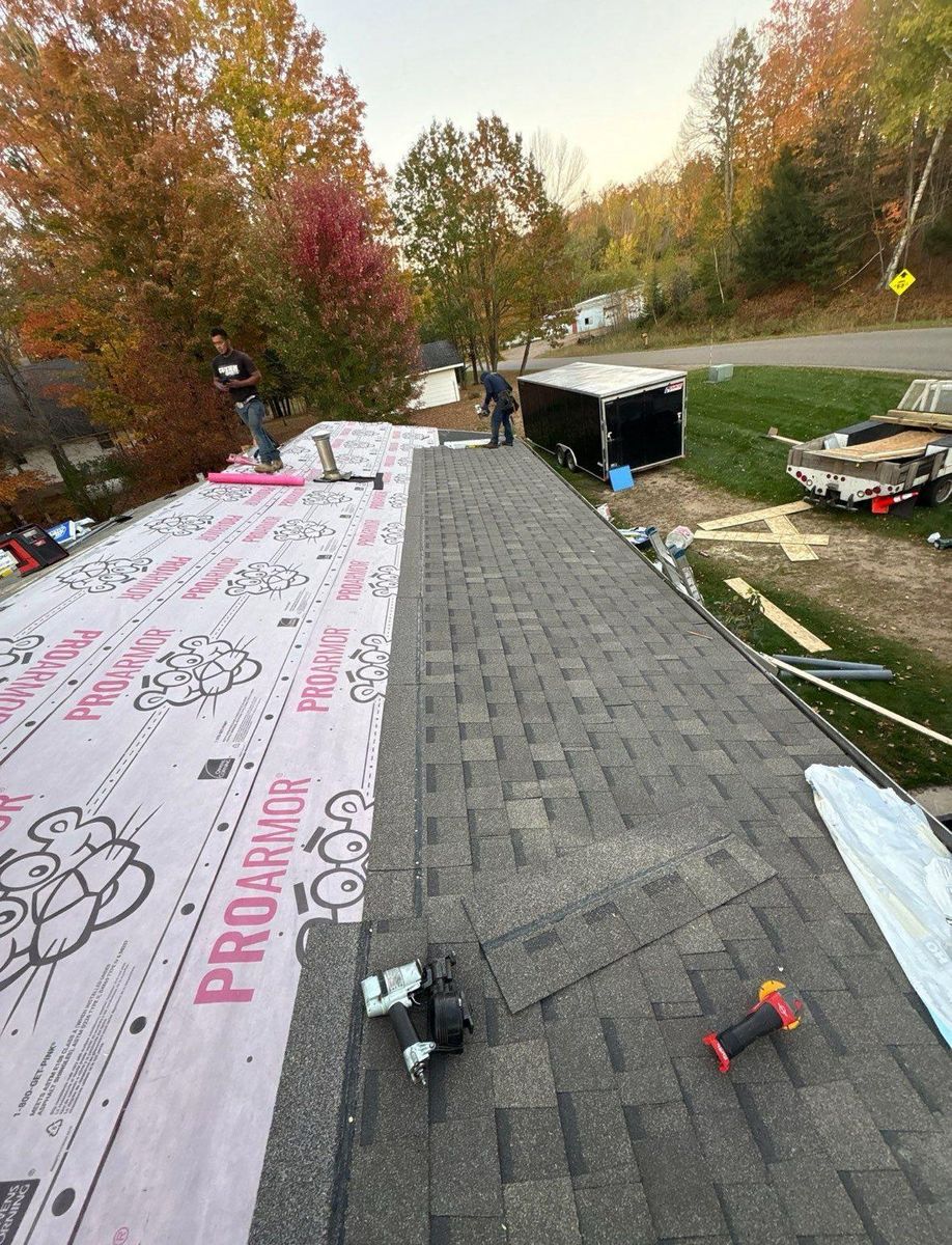 Roofing for Davis Enterprises in Tomahawk, WI