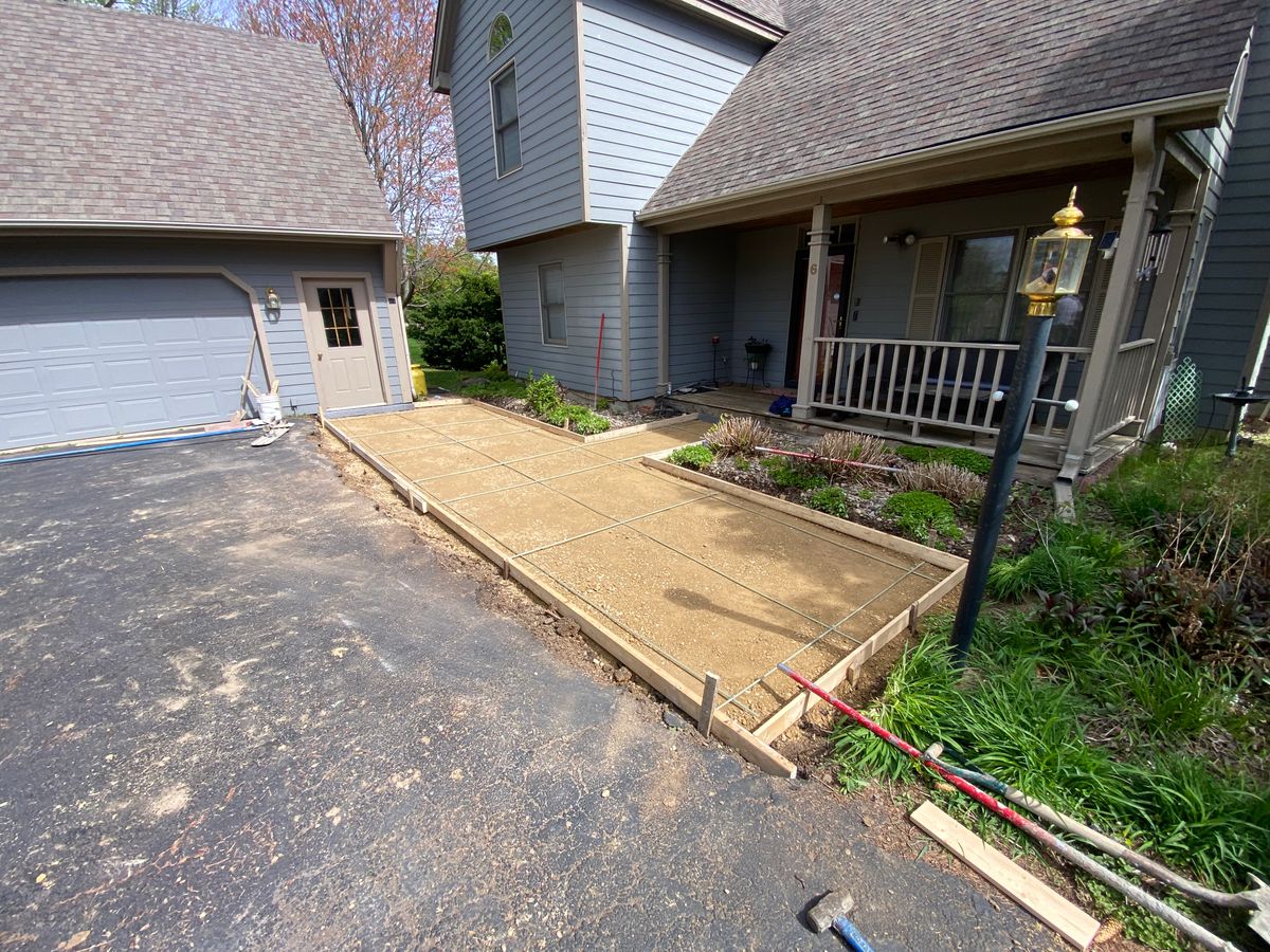 Driveway Install for TDC Excavating in Dubuque, IA