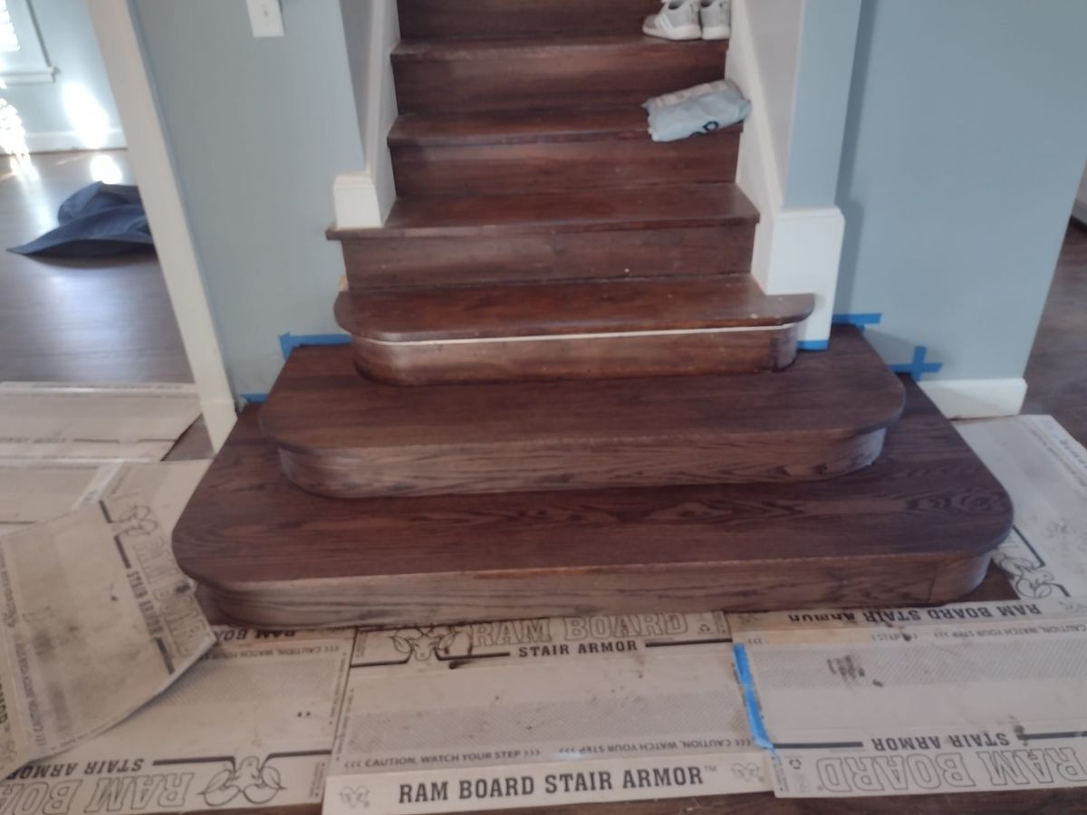 Hardwood Staircase for Kastor Custom Flooring & Carpentry in Kansas City, MO