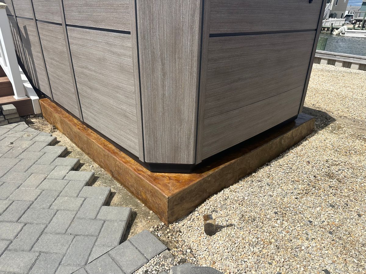 Concrete Driveway Installation for DiDaniele Masonry in Tuckerton, NJ