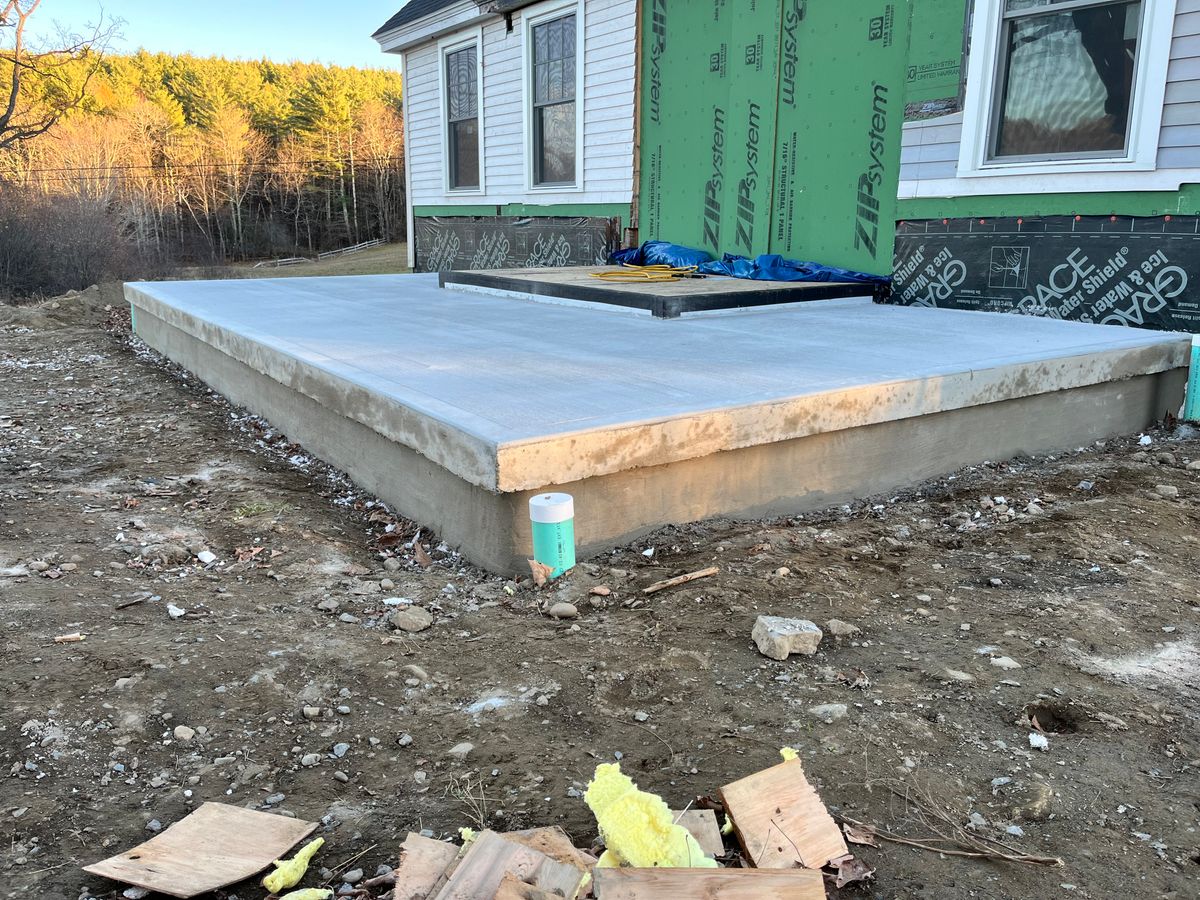 Concrete for LeClaire Flatworx in Bomoseen, VT