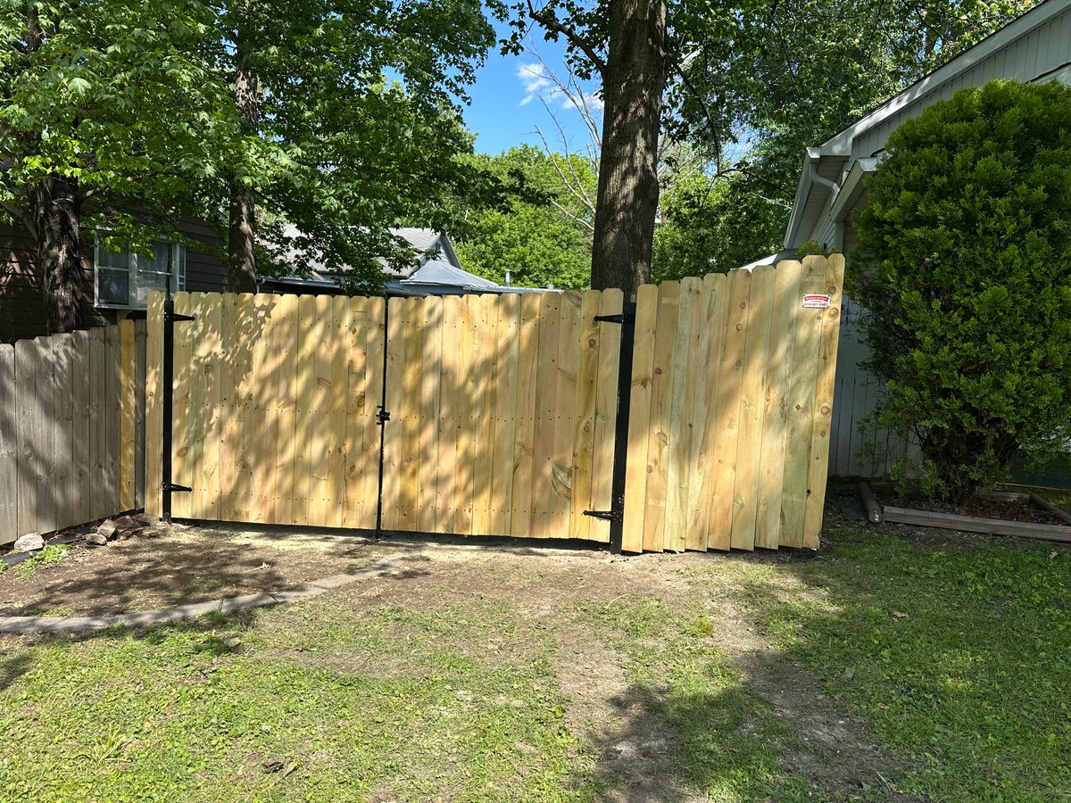 Gate Installation for Martinez and Sons Fence in Centralia, IL