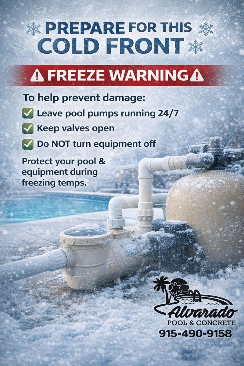 Custom Pool Design for Alvarado Pool and Concrete in El Paso, TX