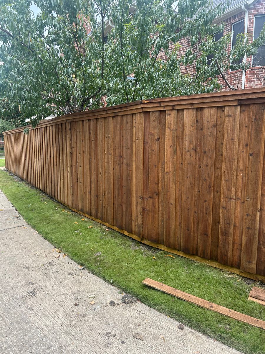 Fence Installation for Fence Connection TX LLC in McKinney, TX