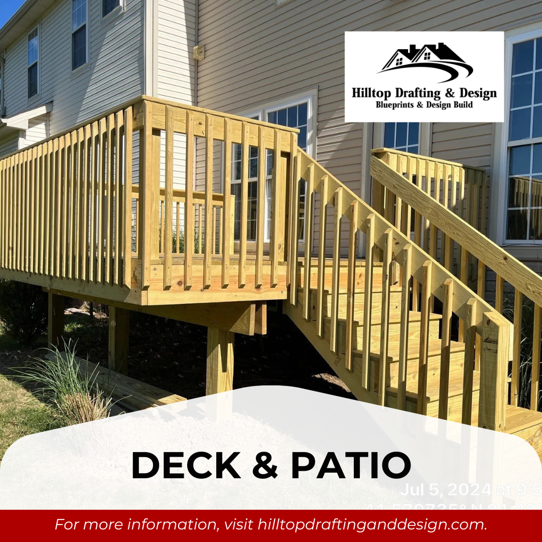 Decks & Patios for Hilltop Drafting & Design LLC in Geauga County, Ohio