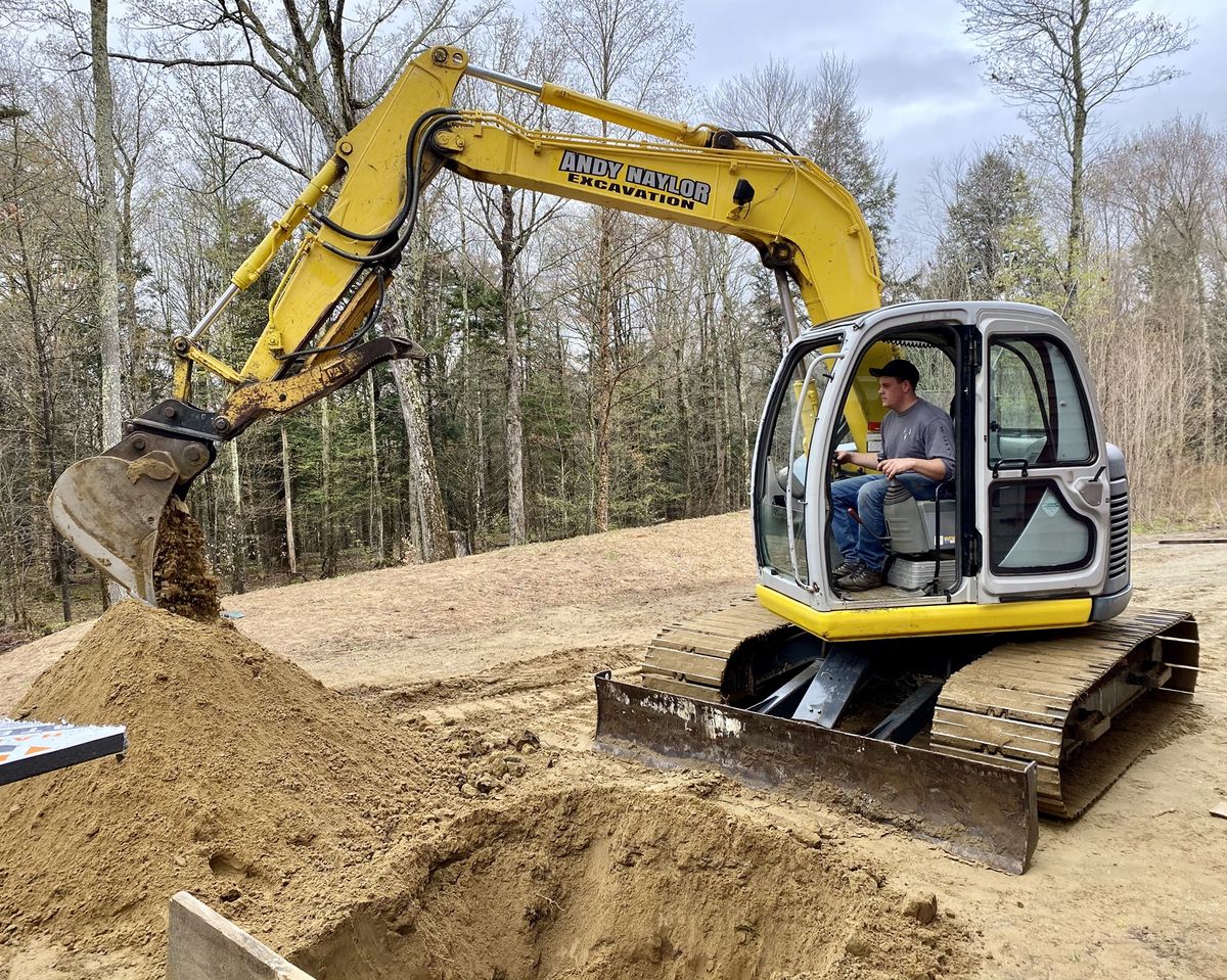 Residential & Commercial Excavation for Andy Naylor Excavation in Stowe, VT