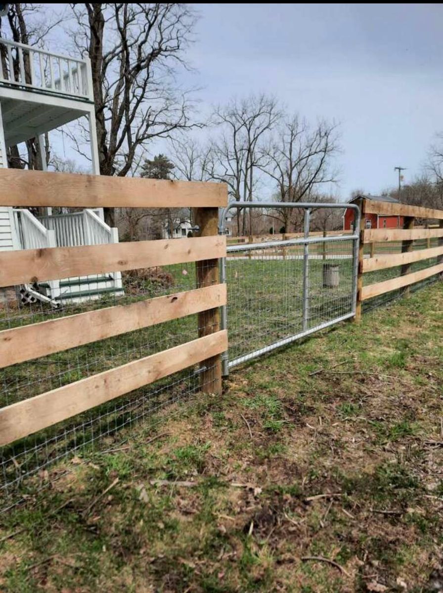 Fence Installation for TMF Services in Lapeer County, MI