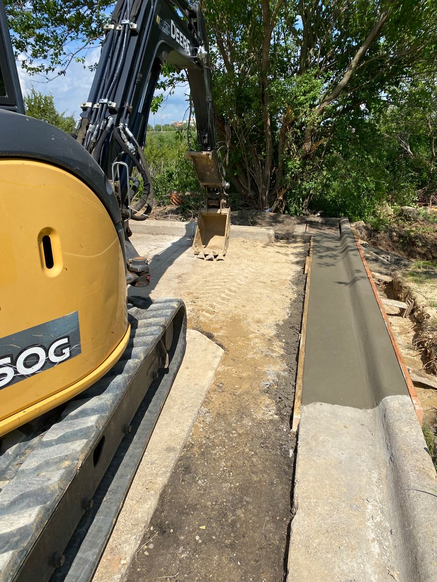 Driveway Install for TDC Excavating in Dubuque, IA