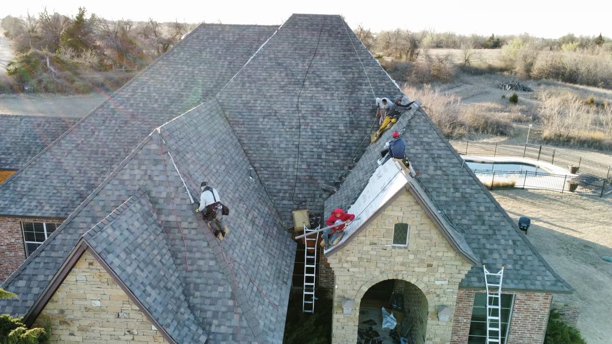 Roofing Installation for Prater Roofing & Construction in Oklahoma City, OK