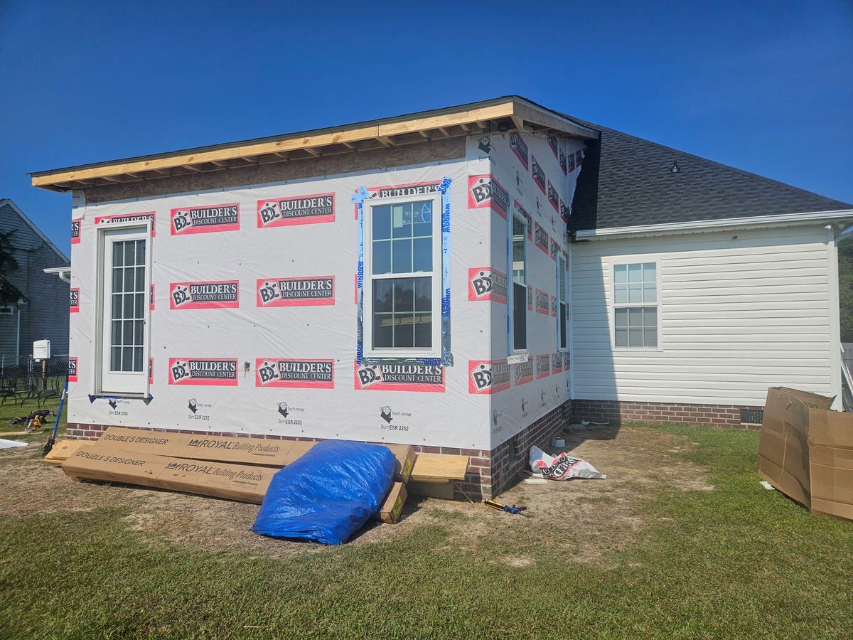 Home Additions for Ruben R construction LLC in Mount Olive, NC