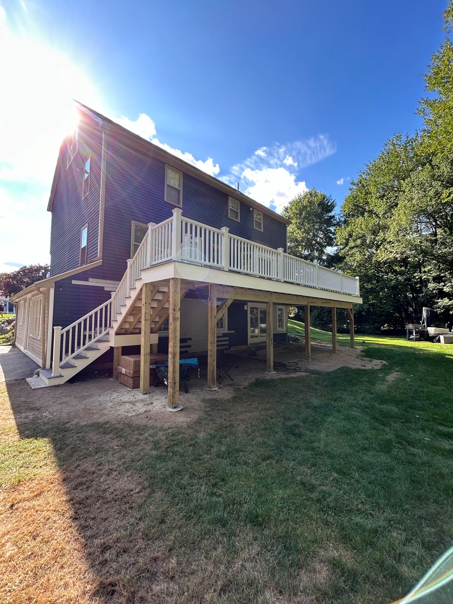 Decks & Porches for SJ Burke Construction in East Bridgewater, MA