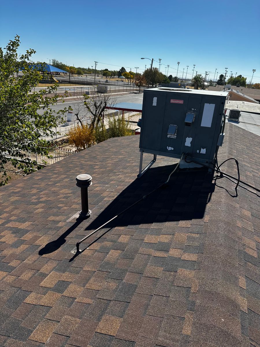 Roofing for MRV Construction in El Paso, TX
