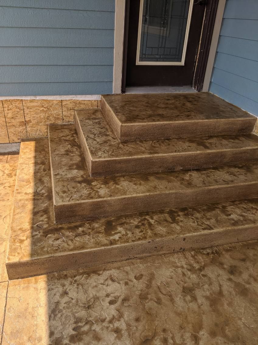 Stamped Concrete for Divine Concrete in Helena, MT