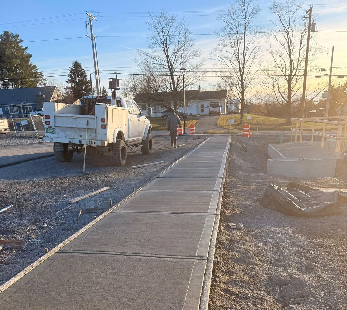 Concrete for LeClaire Flatworx in Bomoseen, VT