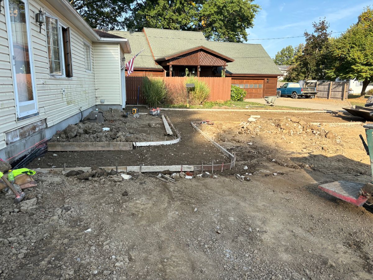 Concrete Slab Construction for Concrete Pros, LLC in Lorain, OH