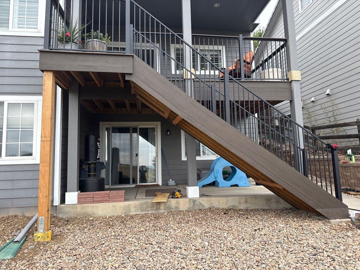Deck & Patio Installation for Arnett Front Range Construction in Elizabeth, CO