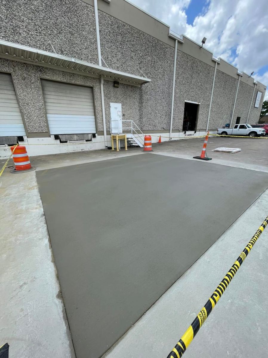 Commercial Parking Lot for New Gen Concrete in Keller, TX