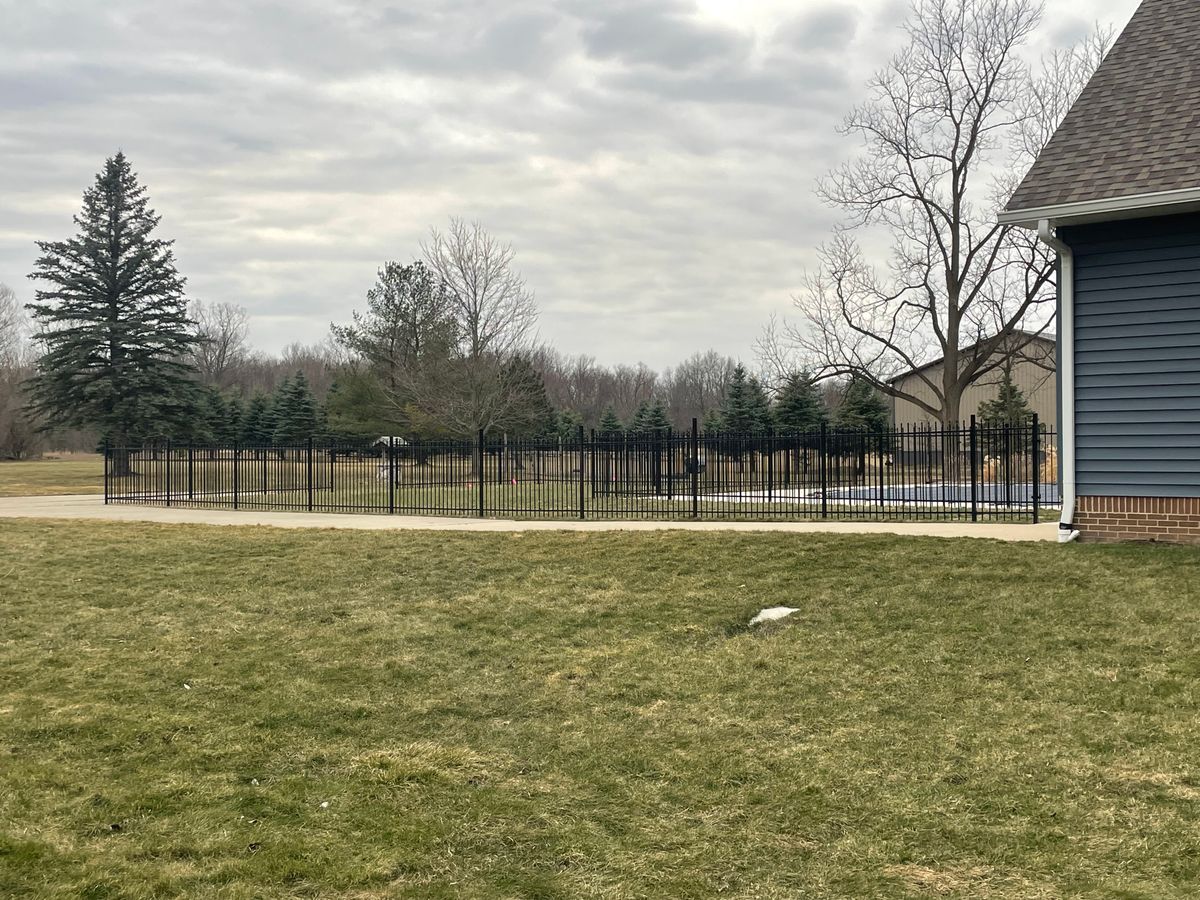 Fence Installation for TMF Services in Lapeer County, MI