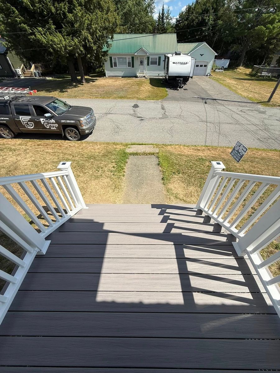 Deck & Patio Installation for The Finish Group in Bangor, ME