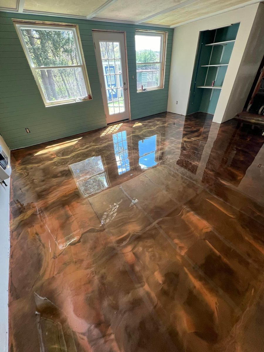 Epoxy Floor Coatings for Texas Curb N Borders in Houston, TX