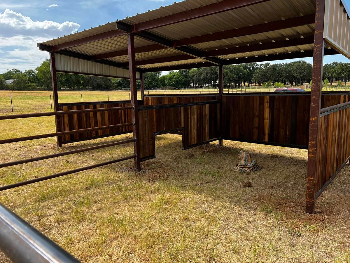 Barns for JG Welding & Construction Services in Weatherford, TX