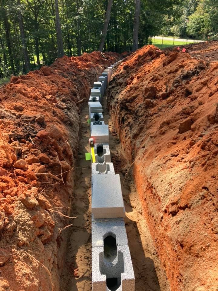 Septic Plumbing for Williams Excavating in Statesville, NC