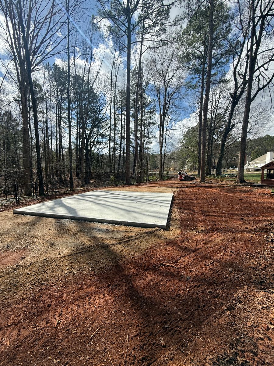 Grading for Dirt Pro Land Solutions in Fayetteville, GA