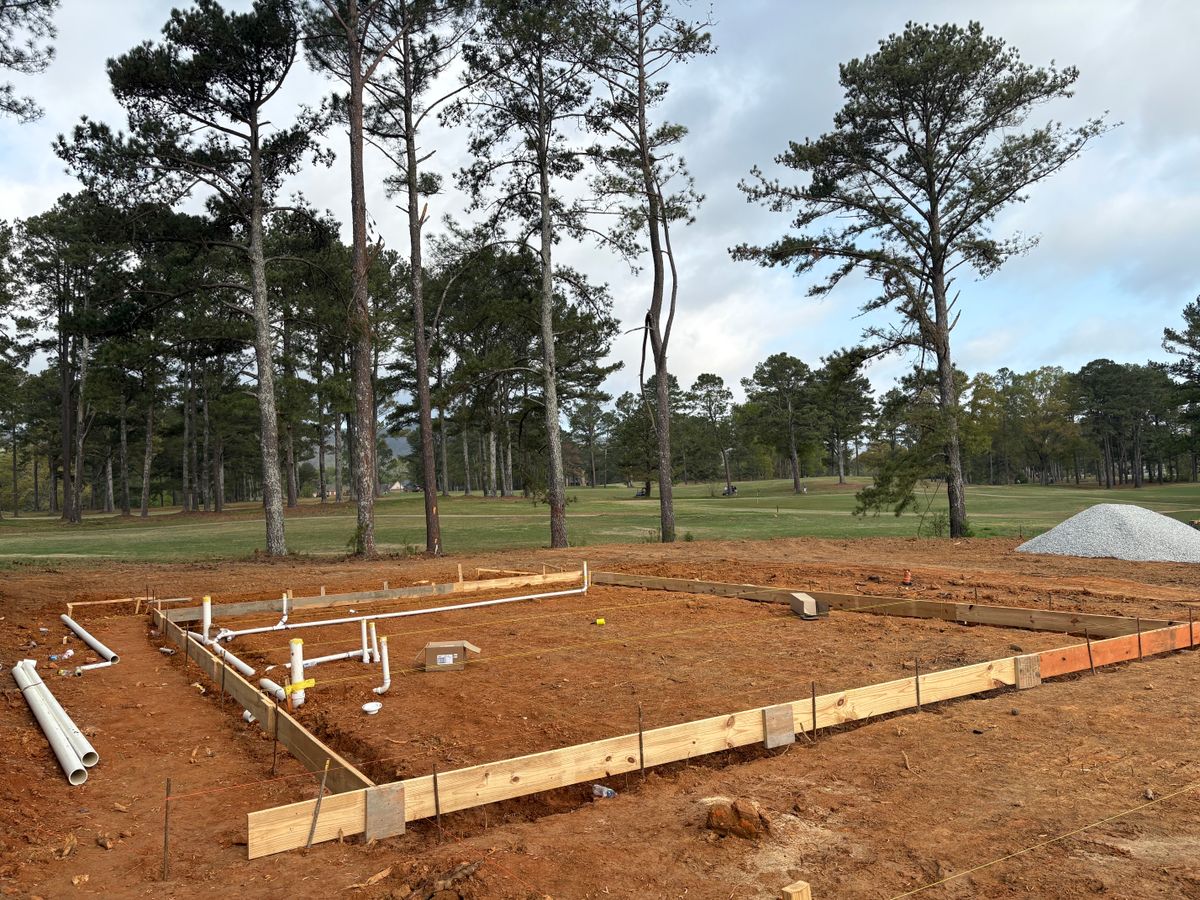 Footers for Allred Construction in Heflin, AL