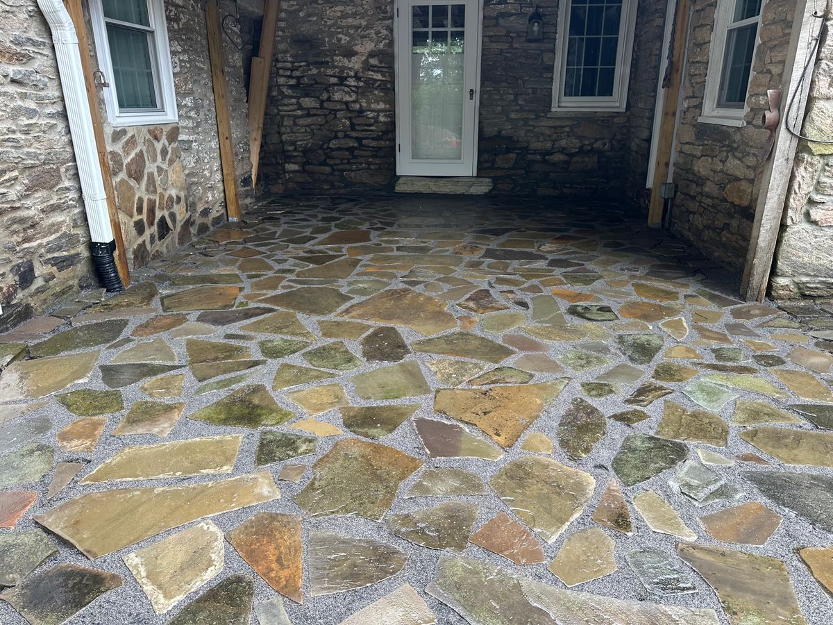 Patio Design & Construction for Matteo Hardscapes in Towson,  MD