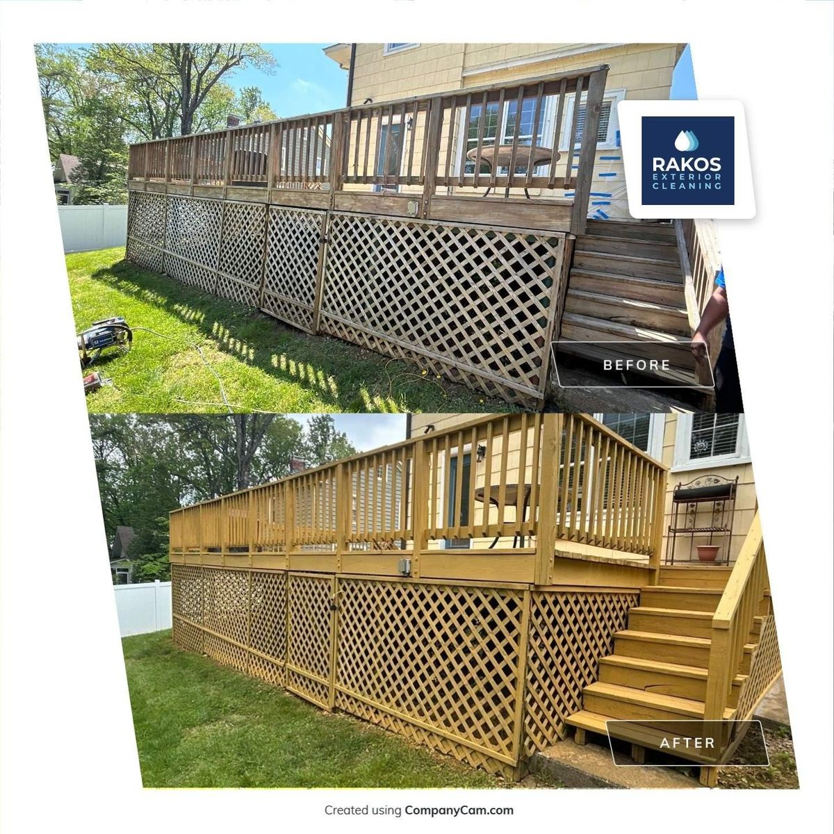 Deck Cleaning & Staining for Rakos Exterior Cleaning in Lynchburg, VA