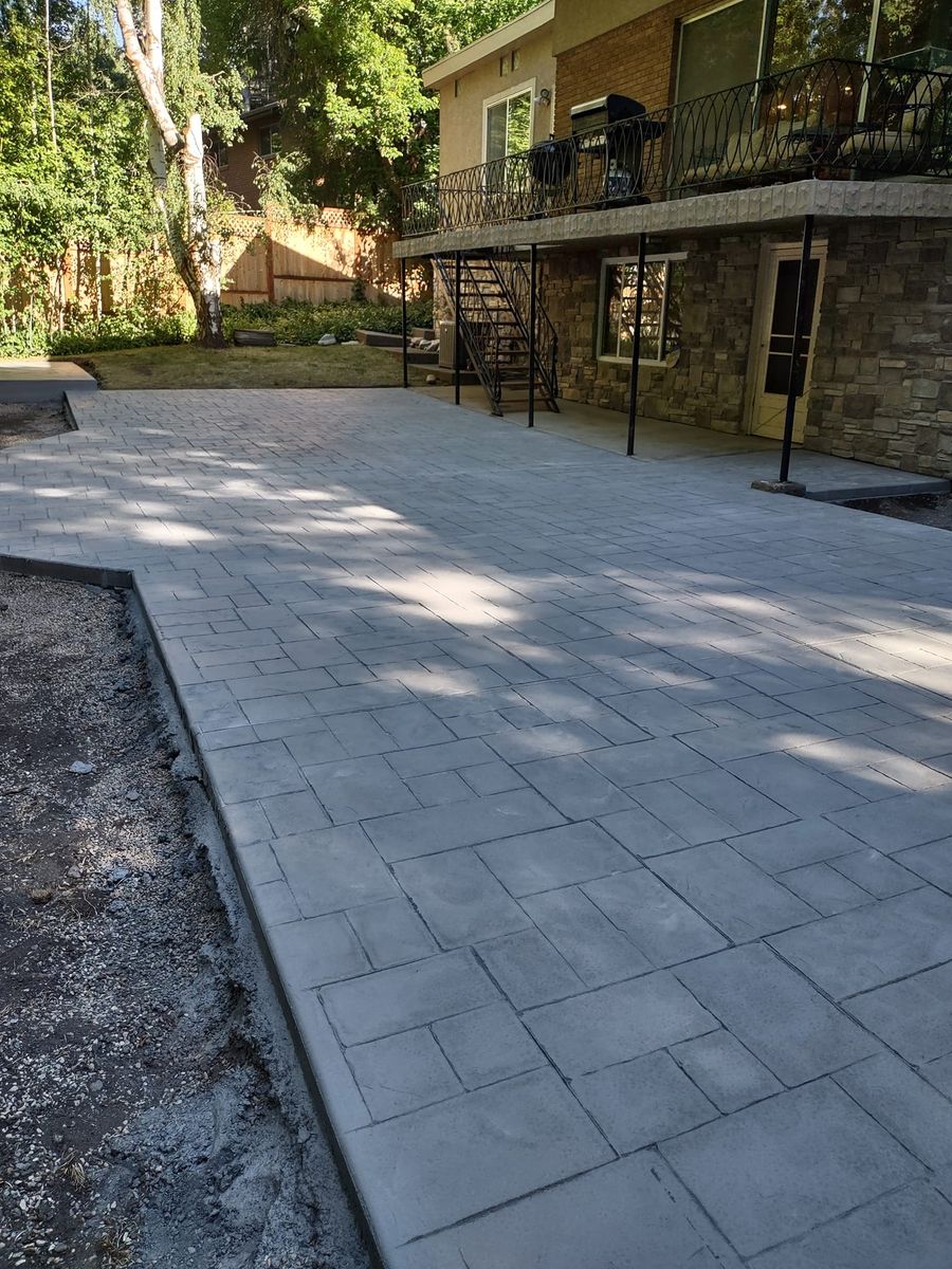 Patio Design & Installation for CTE Concrete in Kaysville, UT