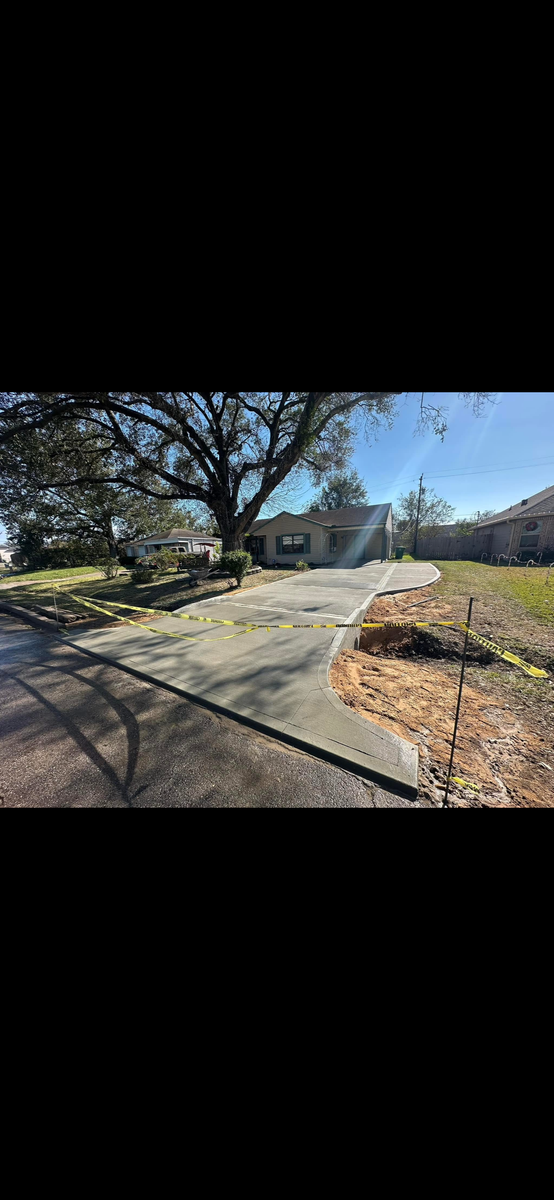 Driveway Construction for NG Concrete Services in Houston, TX