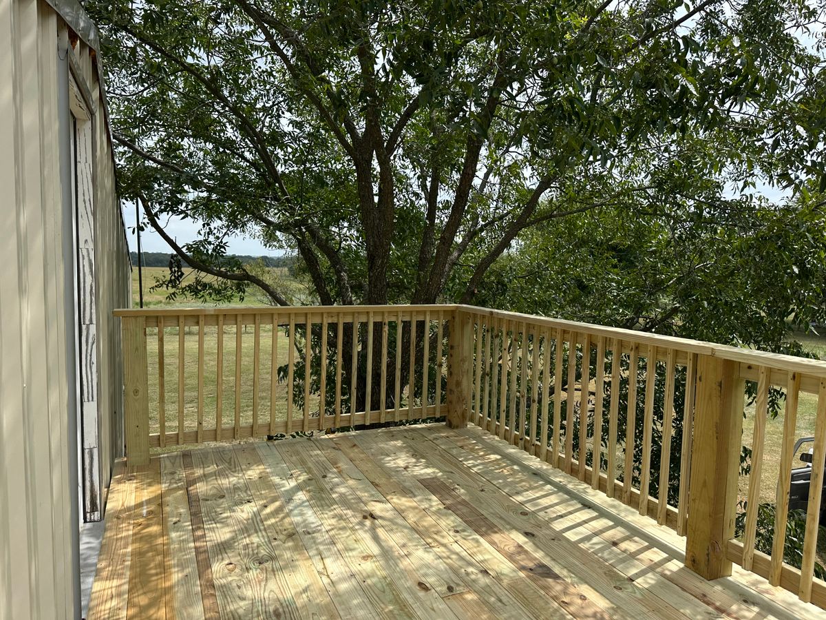 Deck Installation for Timberline Deck & Patio in Covington, TX