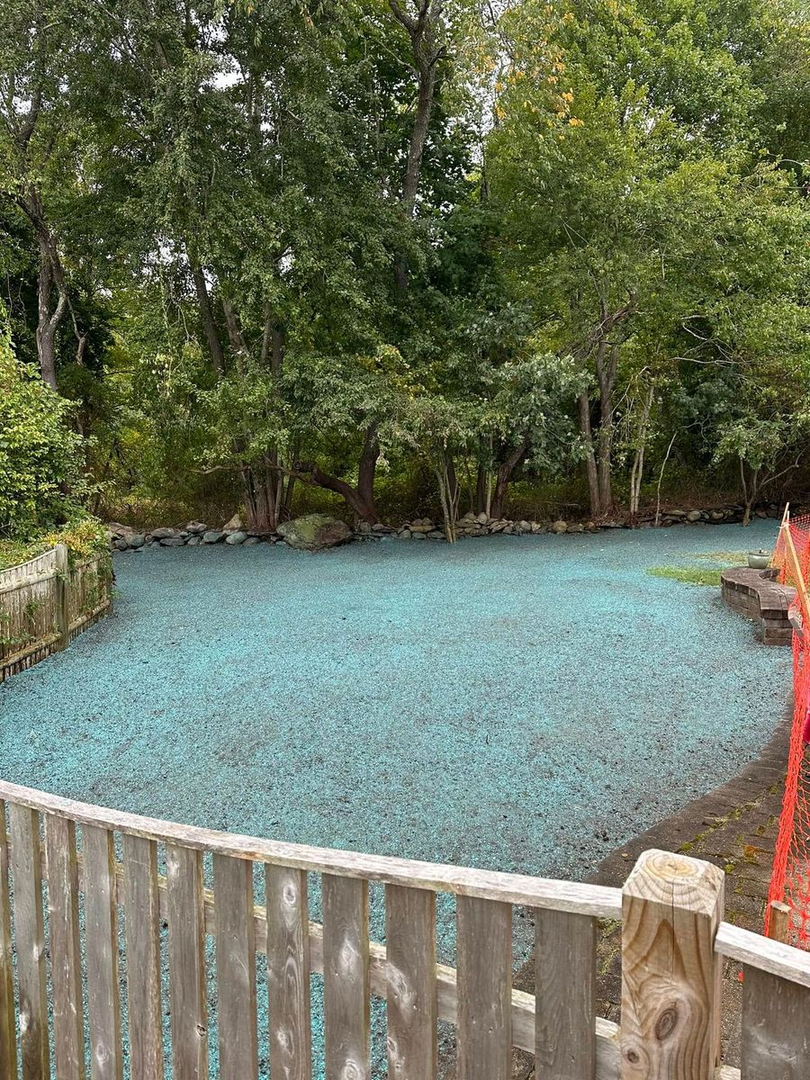 Hydroseeding for E. Gordon Construction in Dighton, MA