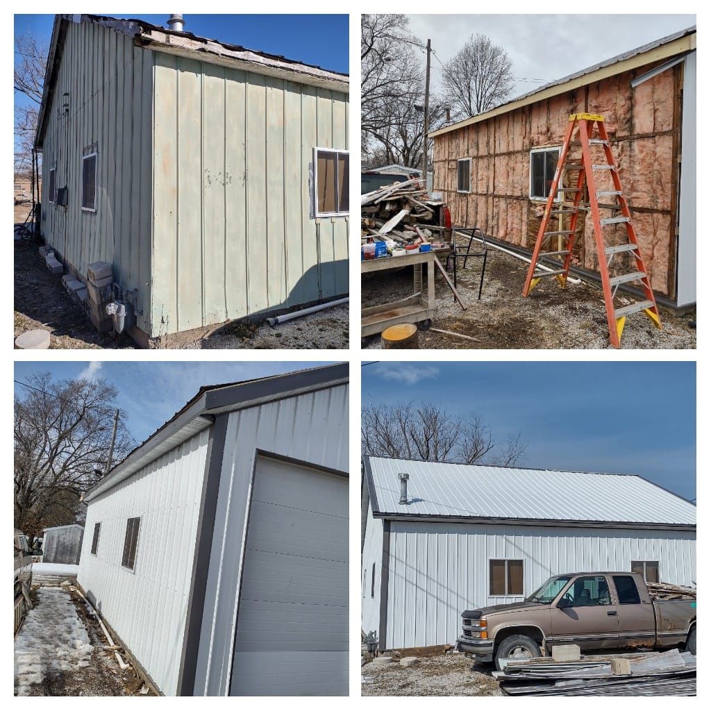 6" Seamless Gutters for Asher Remodeling and Seamless Gutters in St Elmo, IL