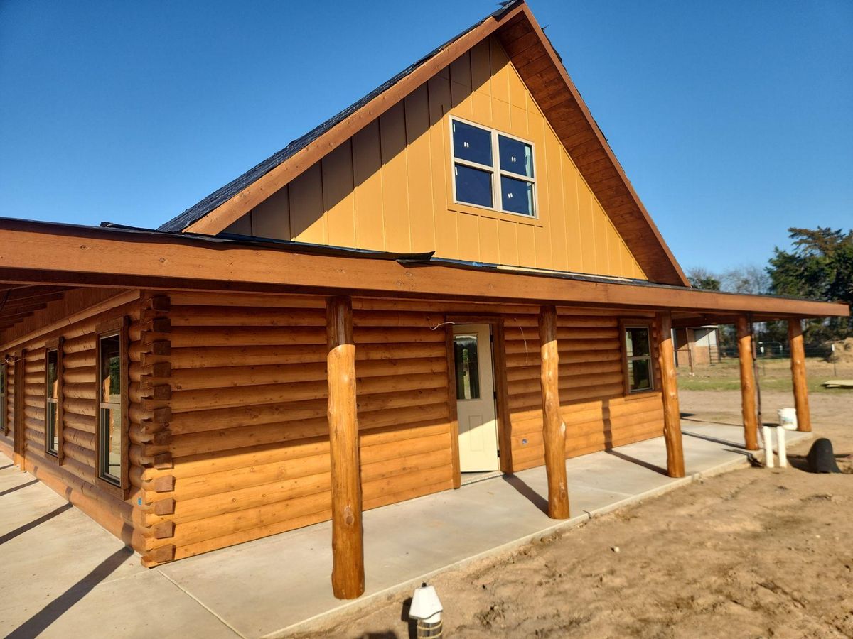 Log Replacement for Moss Construction in Longview, TX