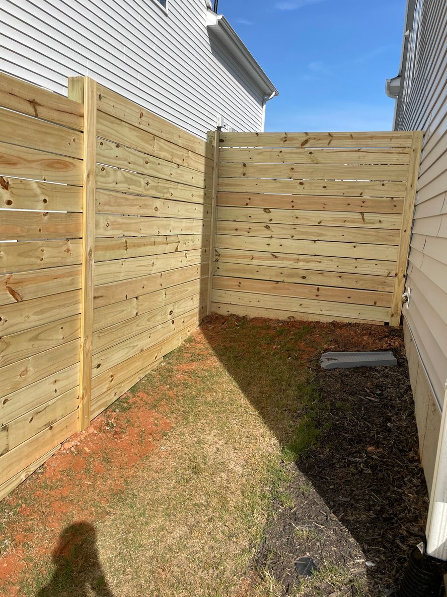 Small deck construction for City of Bridges Construction in Greenville, SC